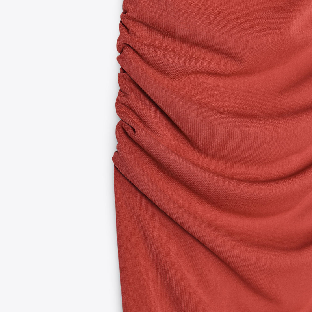 Moudda ZARA - Robe Midi Maille Halter - Dos Croisé & Riz Latéral - Tunisie 3