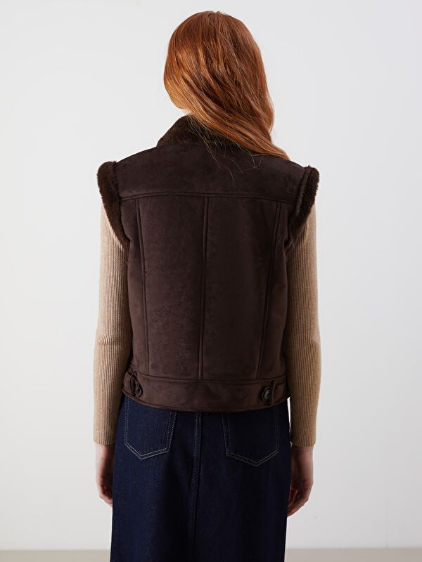 Moudda LC Waikiki - Veste sans manches Femme Brun - Tunisie 5