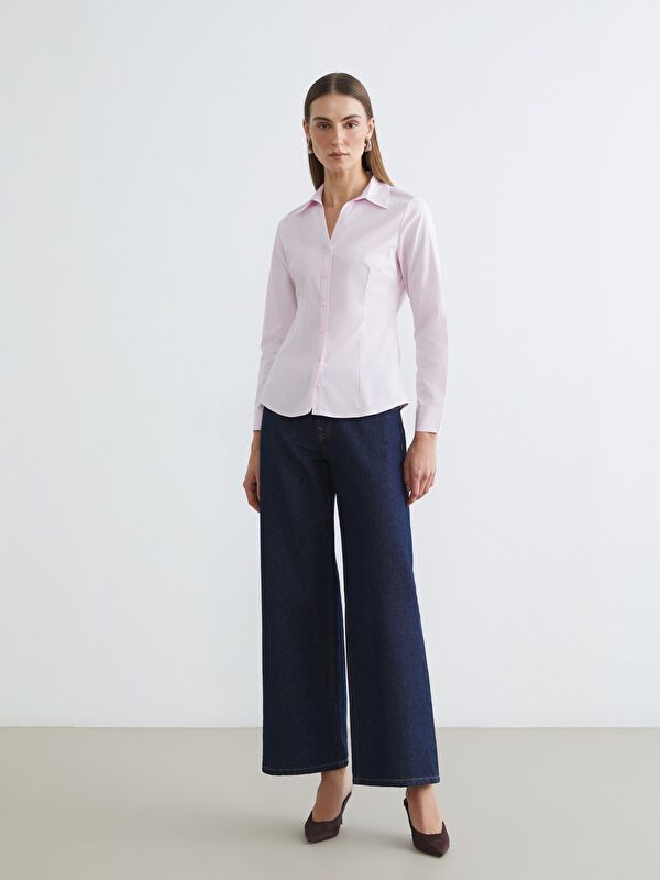Moudda LC Waikiki - Chemise manches longues en tissu pour Femme - Tunisie 2