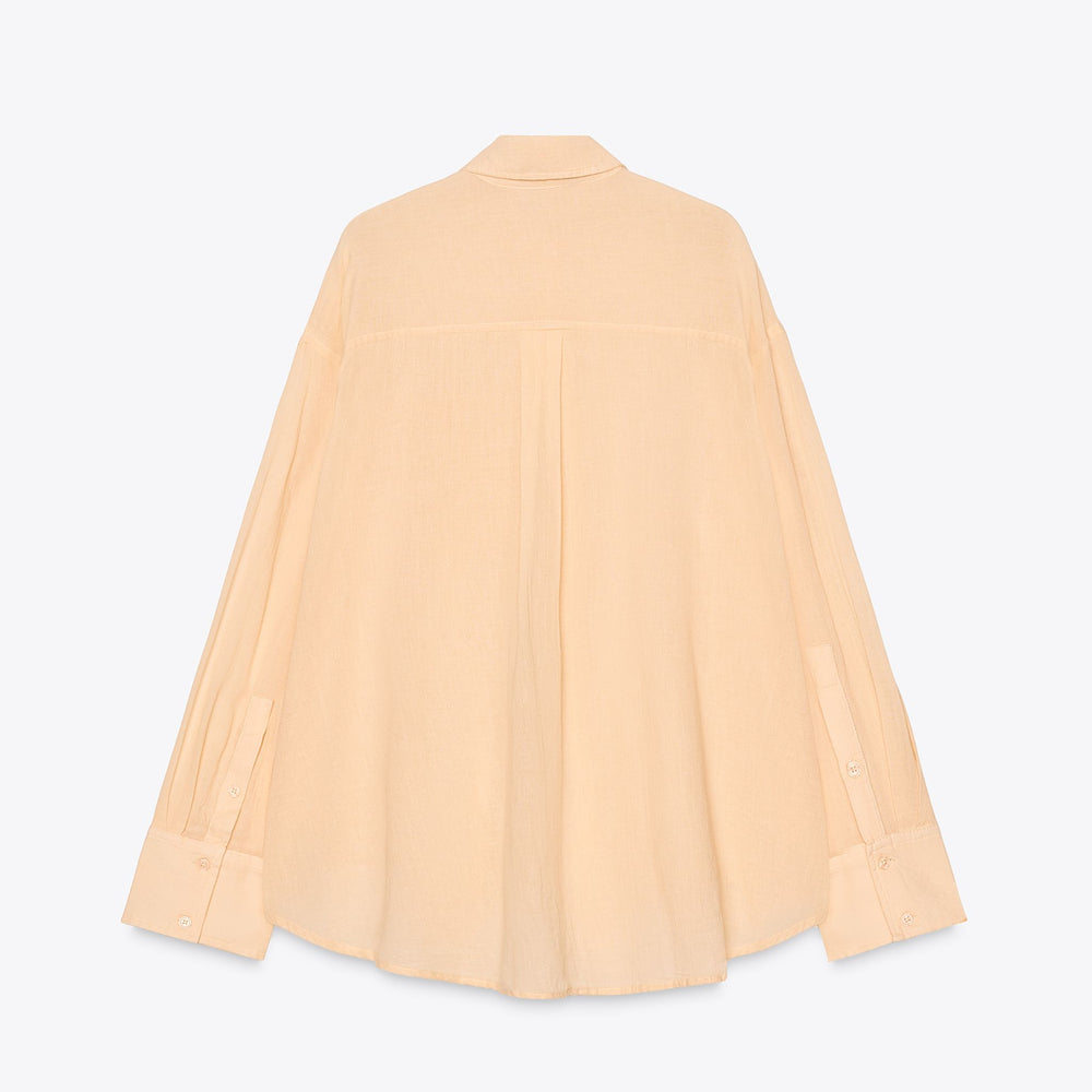Moudda ZARA - Chemise Oversize Gaze - Poche - Tunisie 2