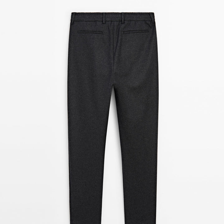 Moudda Massimo Dutti - Pantalon jogging maille – ensemble gris - Tunisie 5