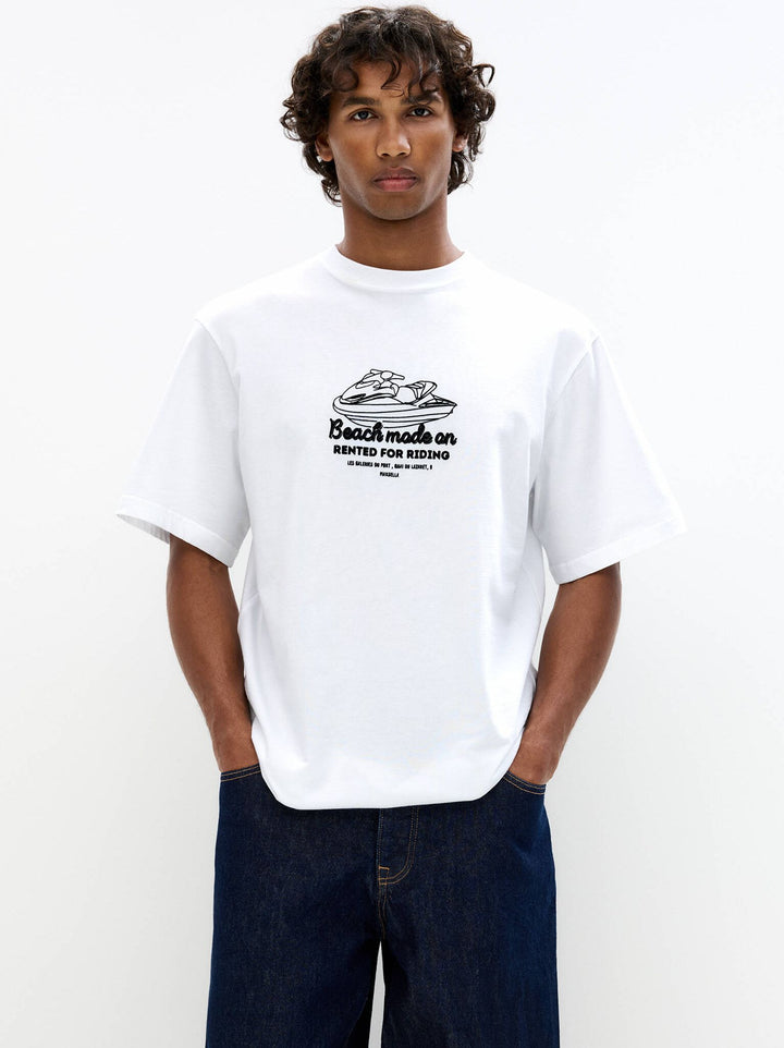 Moudda PULL & BEAR - T-Shirt - Flock Beach Mode On - Tunisie 2
