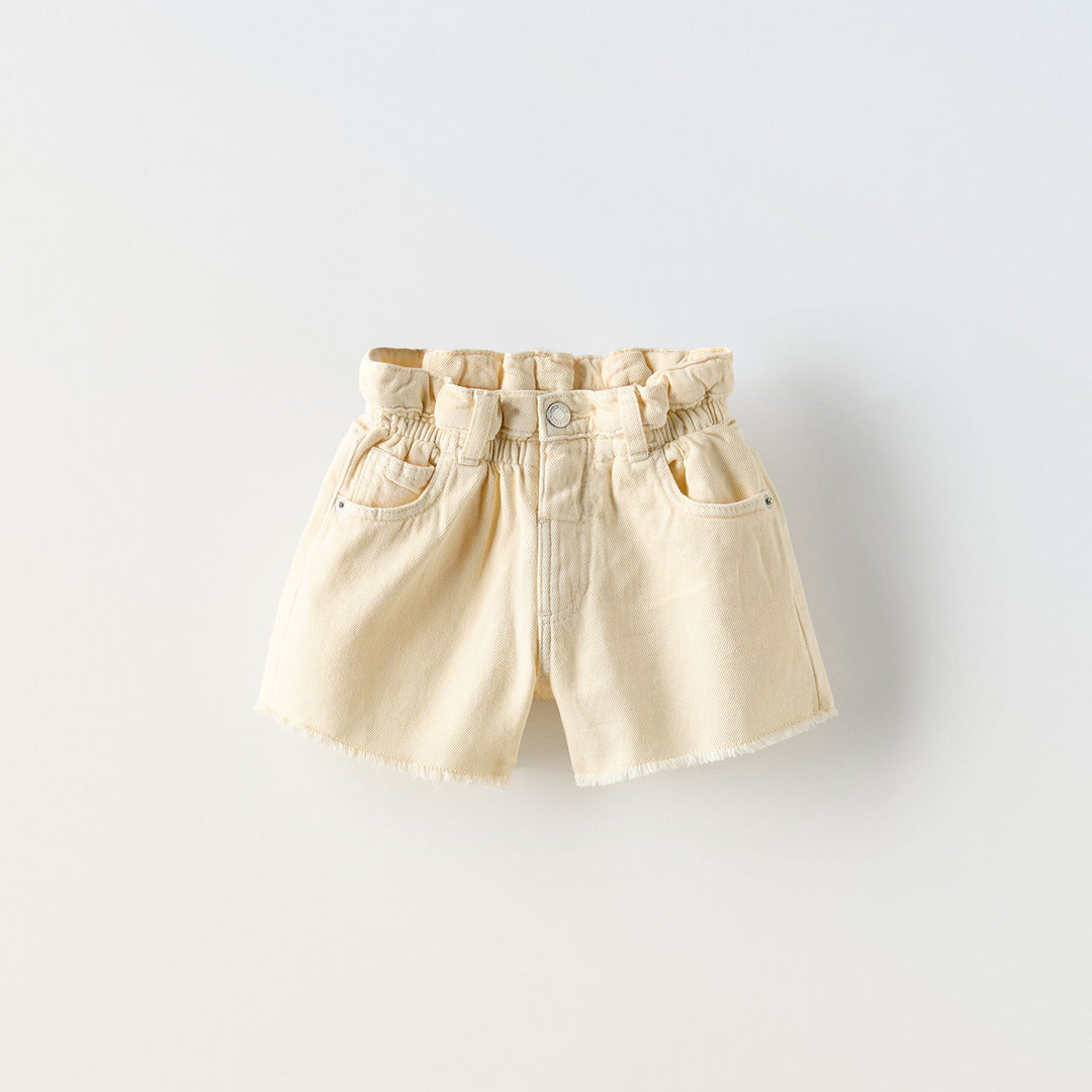 Moudda ZARA - Short sergé paperbag coupe ajustée - Tunisie 1