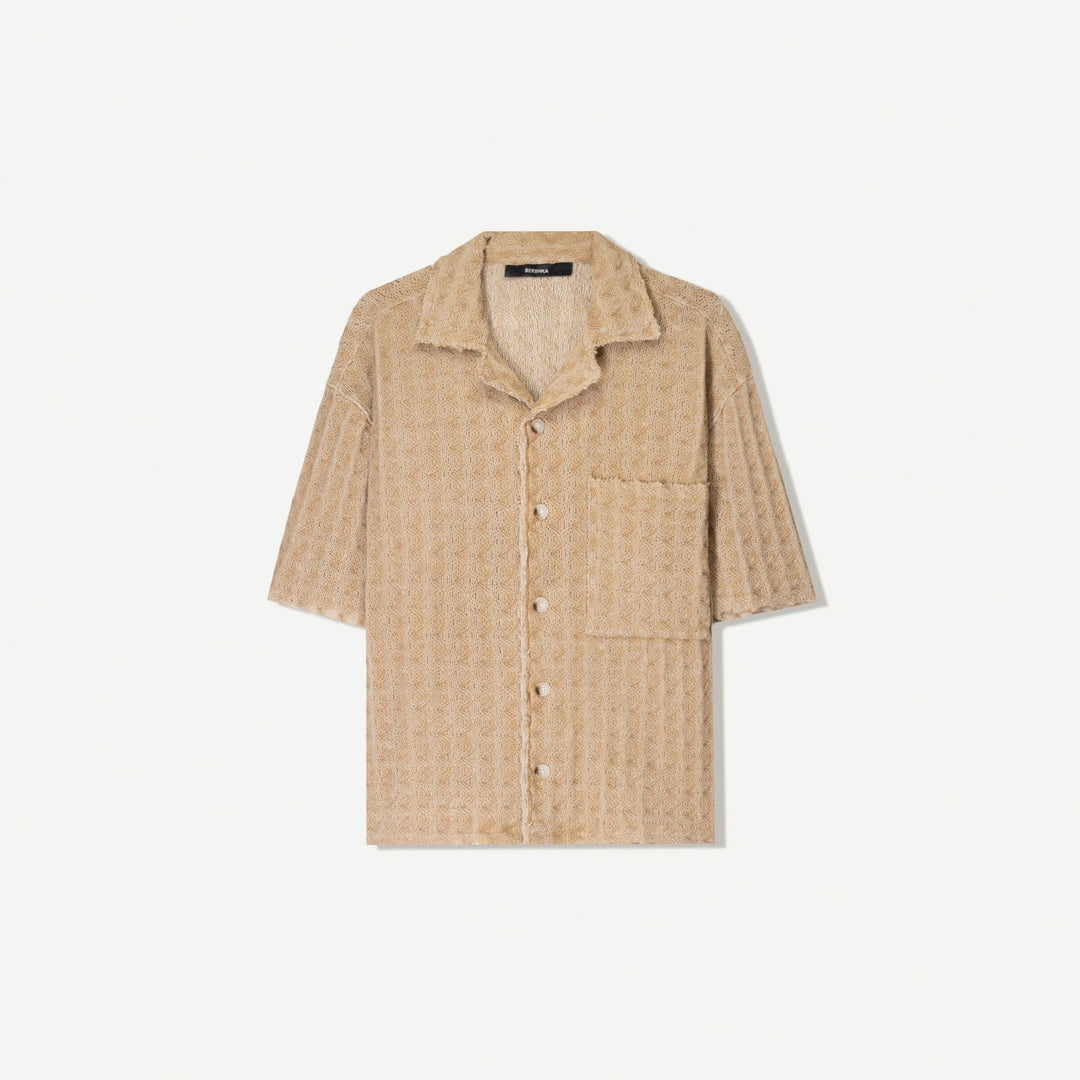 Moudda BERSHKA - Chemise Boxy - Crochet Lavé - Tunisie 1