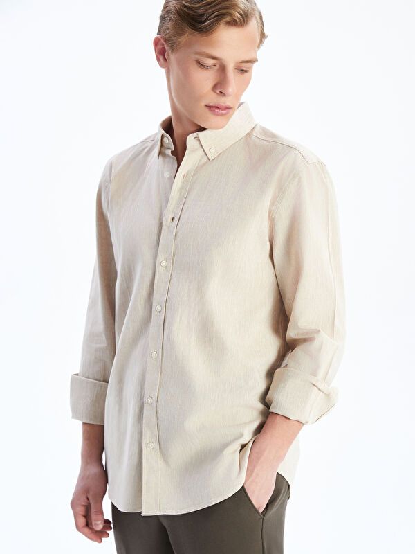 Moudda LC Waikiki - Chemise manches longues en tissu pour Homme - Tunisie 1