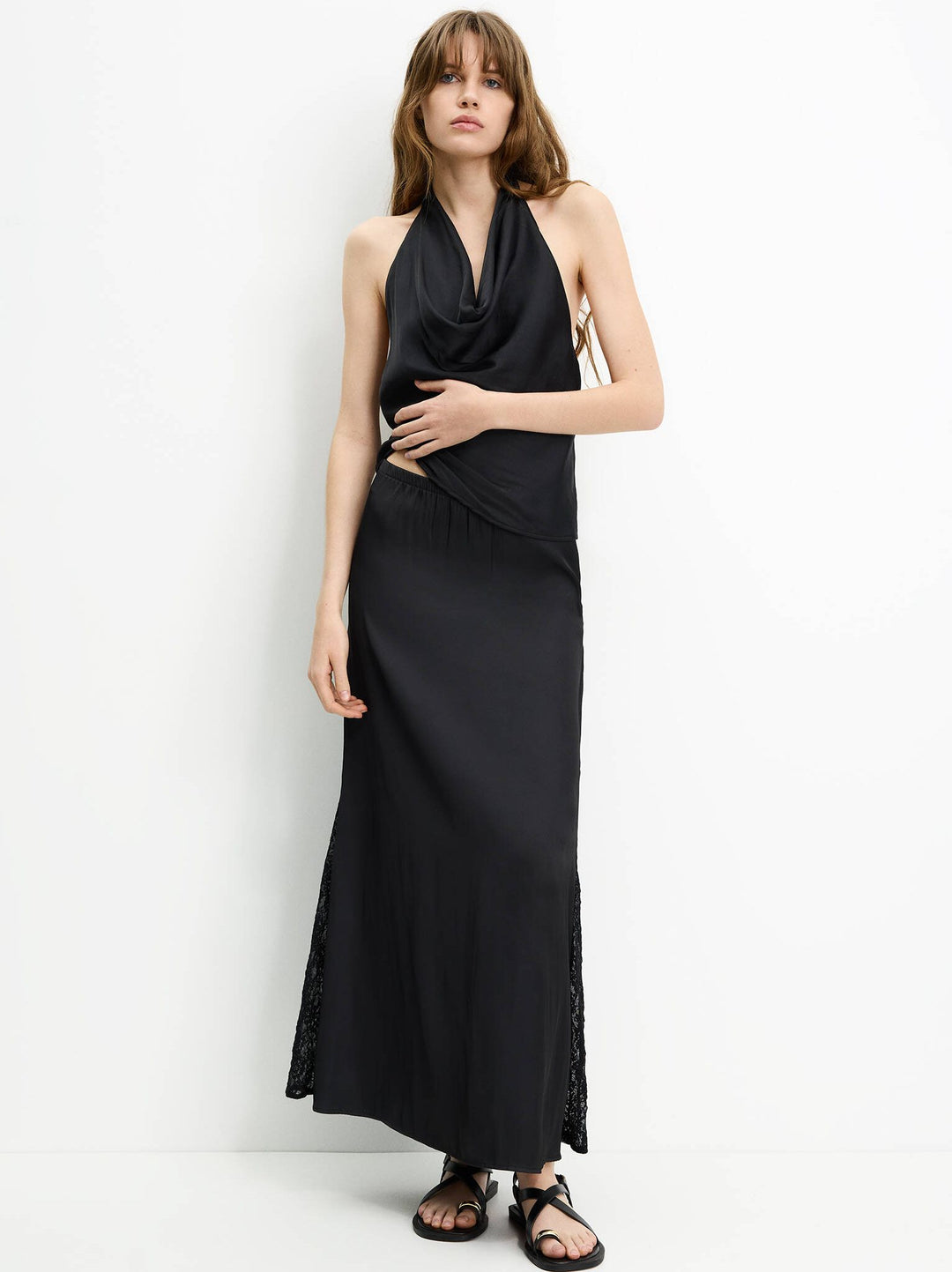 Moudda PULL & BEAR - Jupe Midi - Dentelle - Tunisie 2