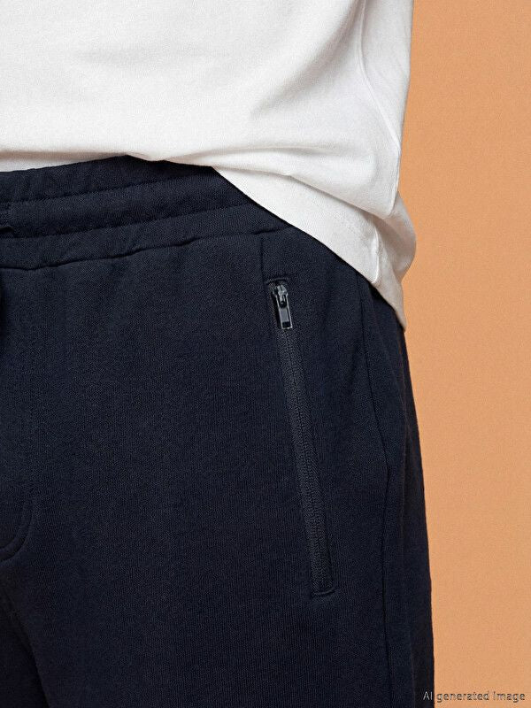 Moudda LC Waikiki - Short / Bermuda basique en jersey pour Homme couleur Noir - Tunisie 3