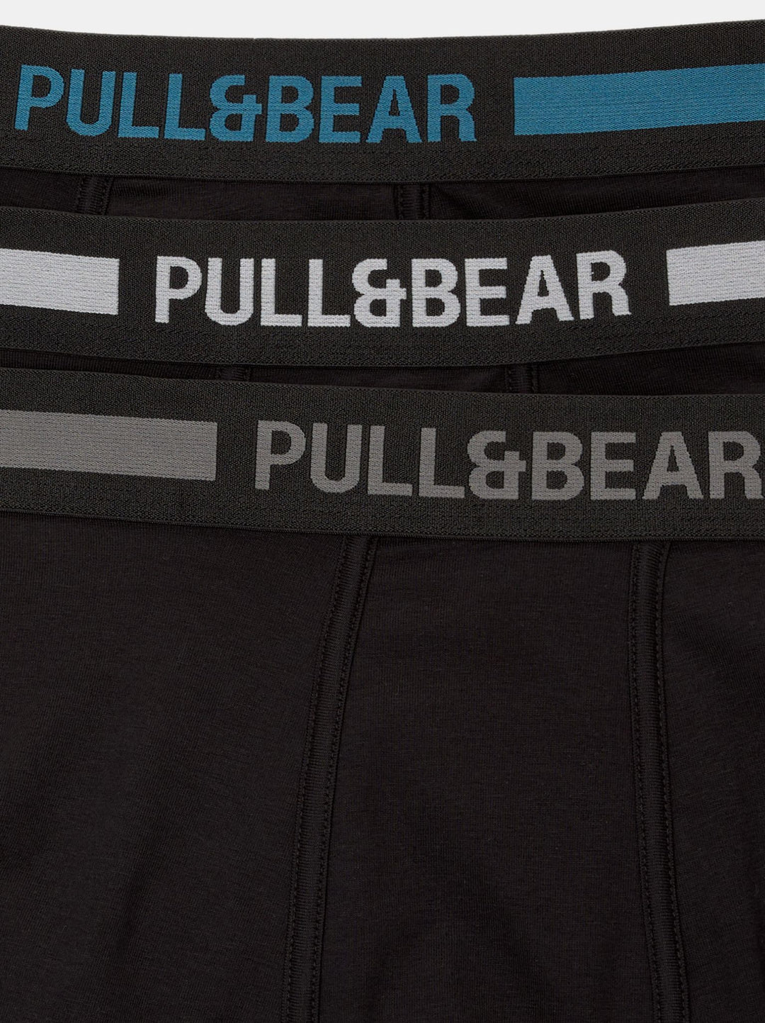 Moudda PULL & BEAR - Boxer Pack 3 Bleu/Gris/Blanc Une Rayure - Tunisie 2