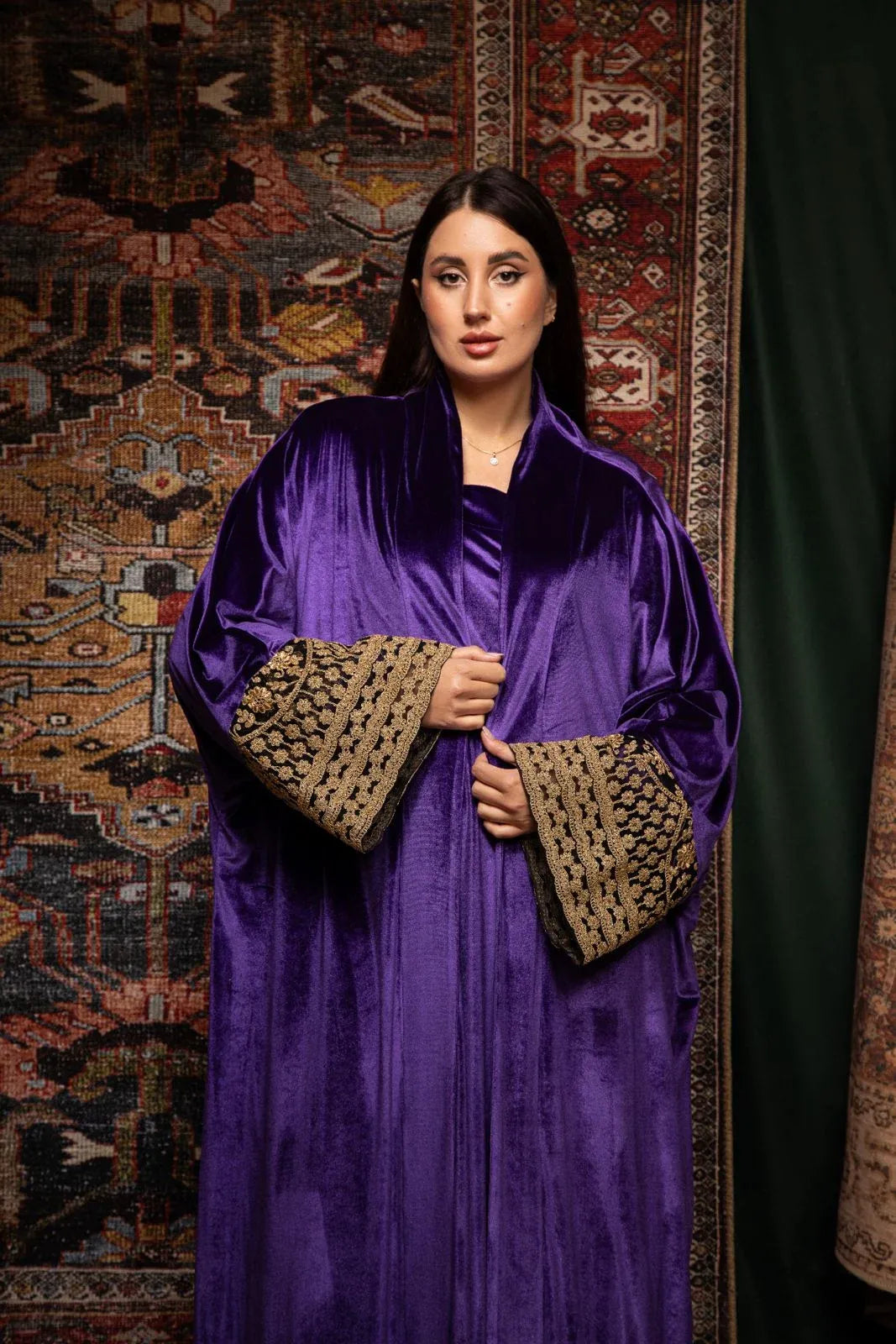 Moudda Tresors De Mimi - Kimono Nouran Mauve - Tunisie 1