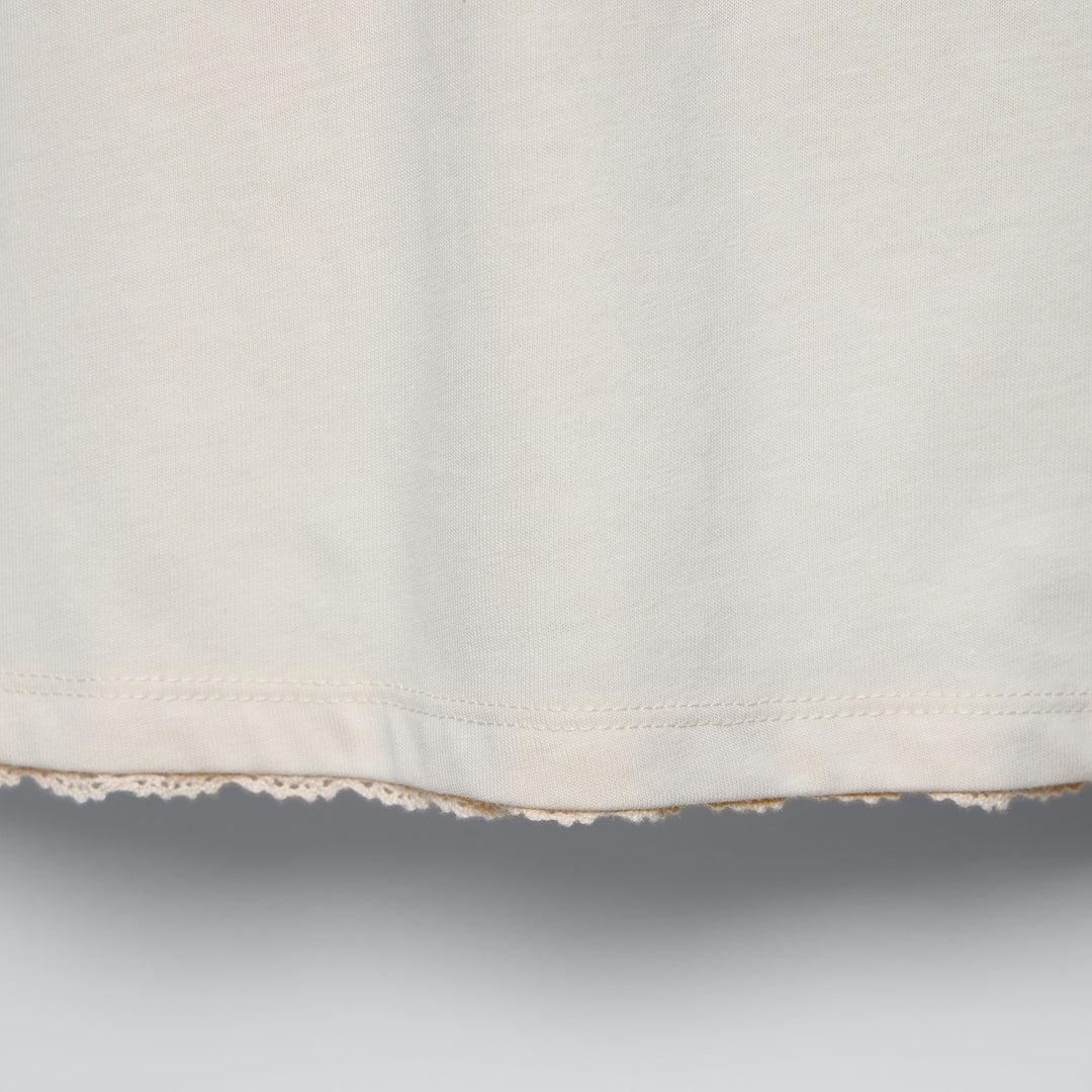 Moudda ZARA - T-shirt imprimé chiffre, dentelle au bas - Tunisie 3