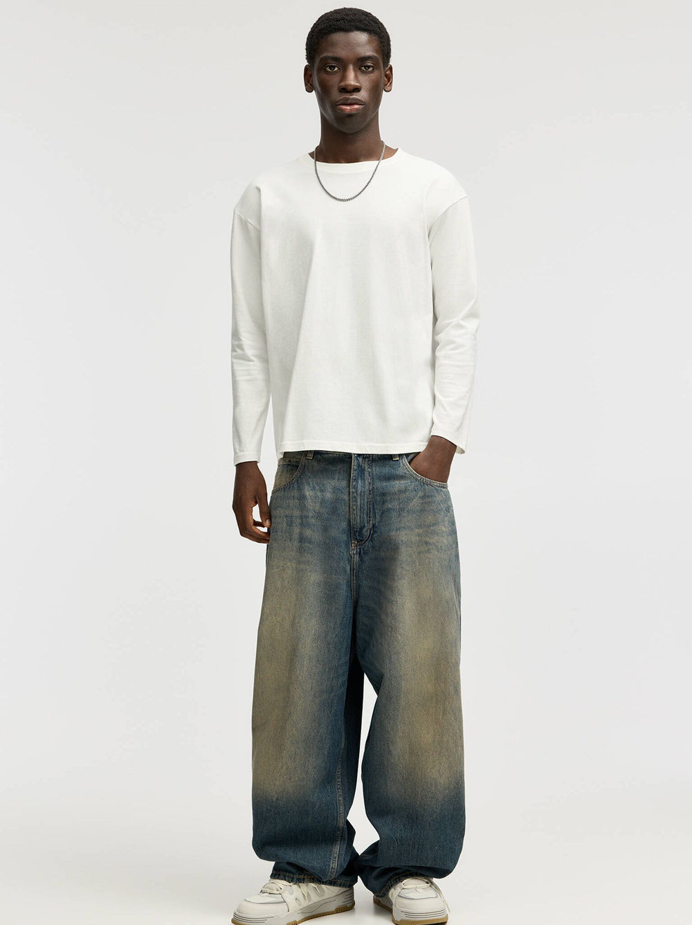 Moudda PULL & BEAR - Pantalon Denim Super Baggy - Tunisie 2