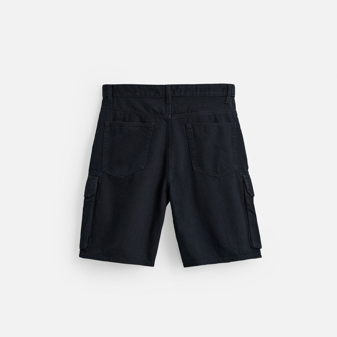 Moudda ZARA - Bermuda Cargo - Bleu/Noir (Mauve & Bleu) - Tunisie 2