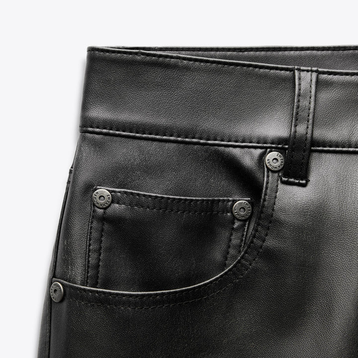 Moudda ZARA - Pantalon Bootcut - Taille Haute & Cropped PU - Tunisie 3