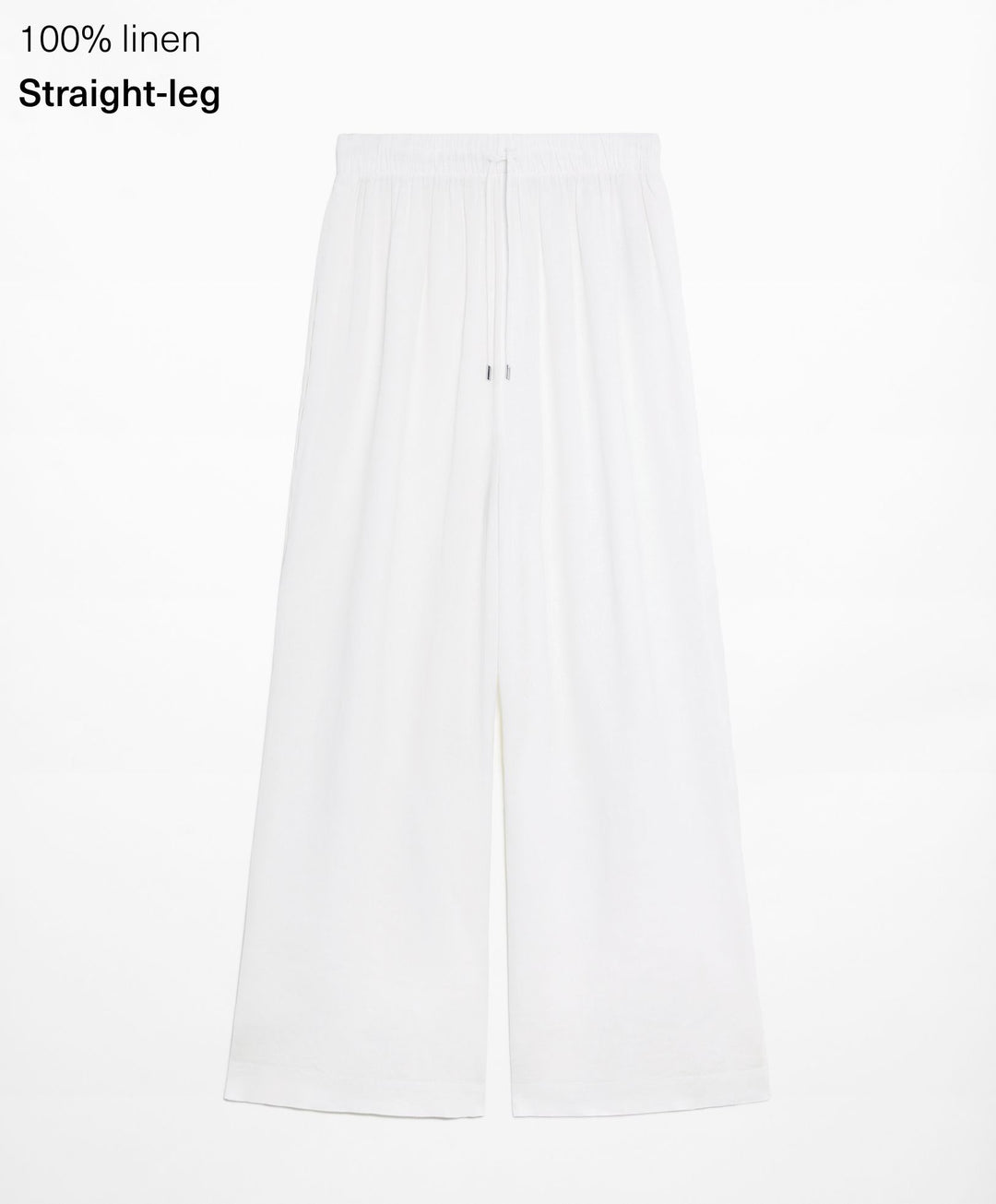 Moudda Oysho - Pantalon 100% Lin avec Ouvertures Latérales Taille Moyenne - Tunisie 3