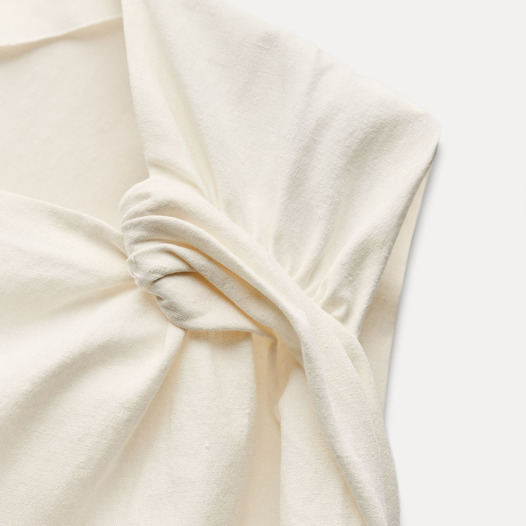 Moudda ZARA - Robe tubulaire détail nœud décolleté - Tunisie 3