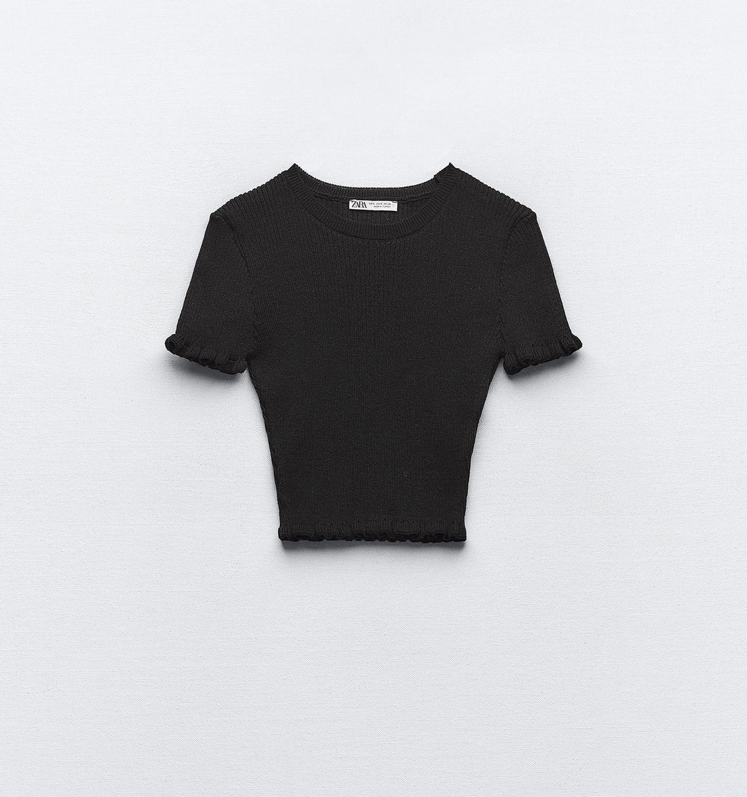 Moudda ZARA - T-Shirt - Col Rond & Dentelle - Tunisie 1