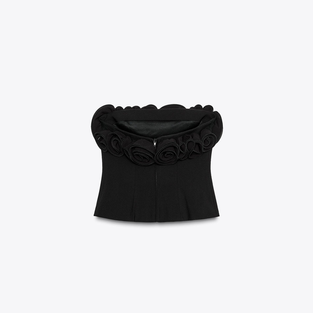 Moudda ZARA - Top Élastique - Motif & Fleurs - Tunisie 2