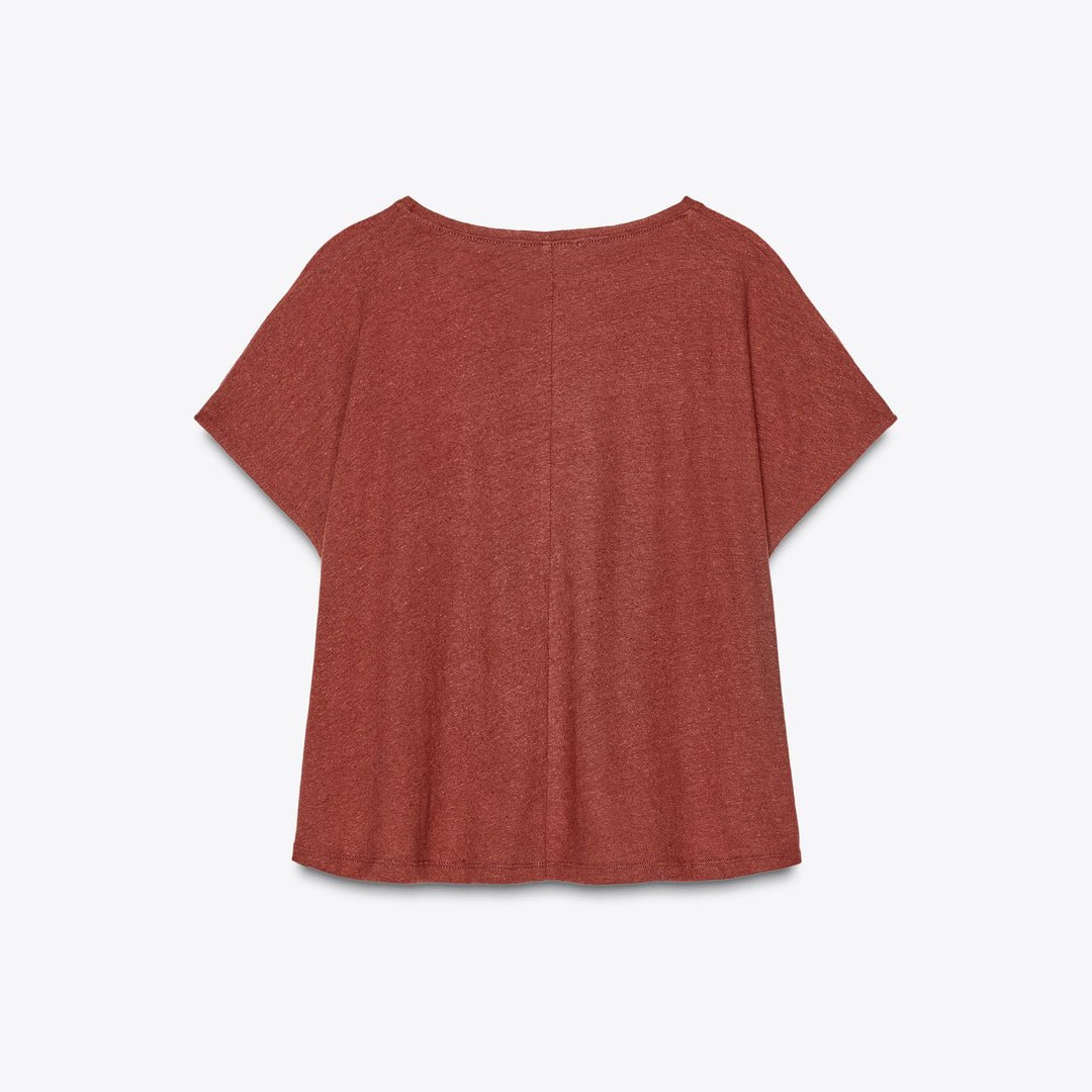 Moudda ZARA - T-Shirt - Manches Courtes, Col Rond & Coton/Lin - Tunisie 2