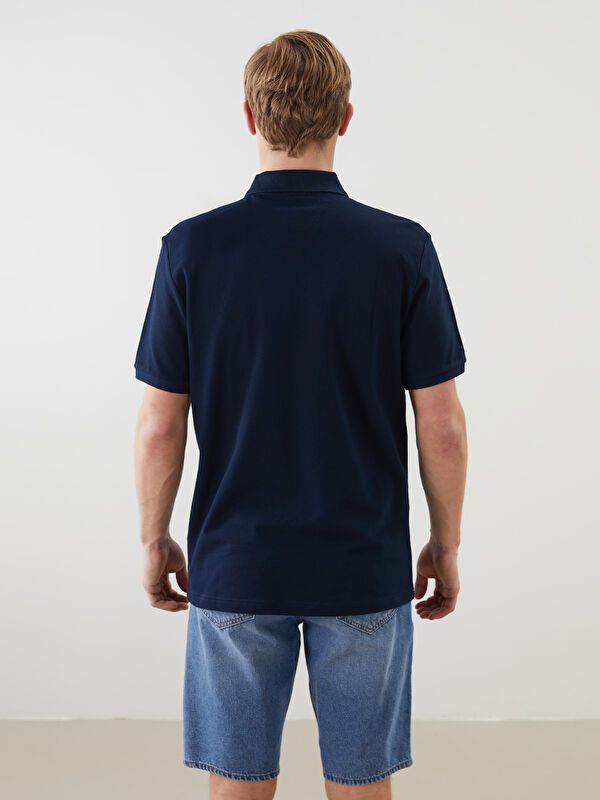 Moudda LC Waikiki - T-shirt col polo basique manches courtes en jersey pour Homme - Tunisie 4