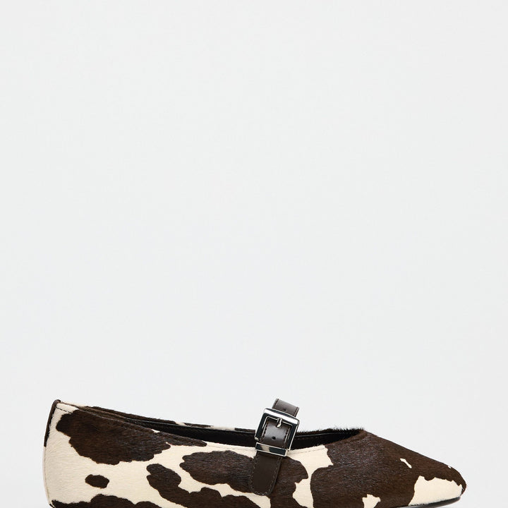 Moudda ZARA - Ballerines bracelet empeigne fausse fourrure imprimé animalier - Tunisie 1