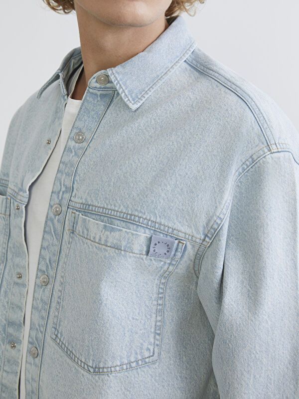 Moudda LC Waikiki - Chemise manches longues en jean pour Homme - Tunisie 3