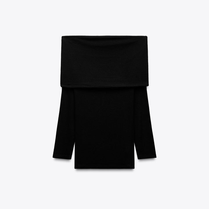 Moudda ZARA - T-Shirt Soft - Drapé & Off-Shoulder - Tunisie 1