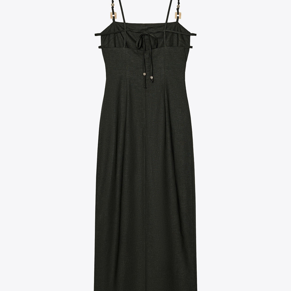 Moudda ZARA - Robe Midi Lin/Viscose - Bretelles & Pierres - Tunisie 2