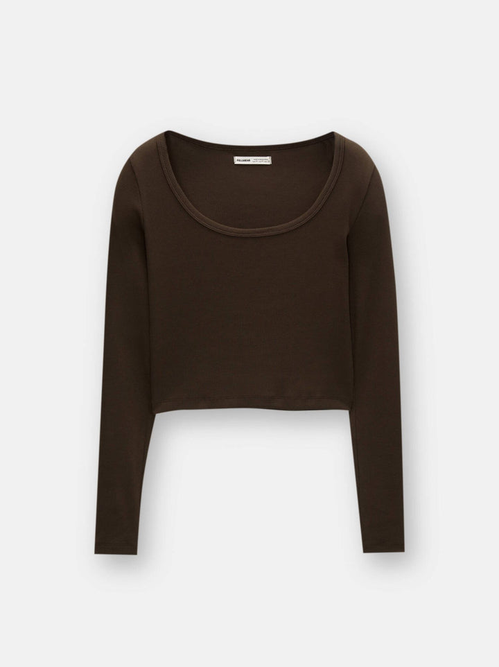 Moudda PULL & BEAR - T-Shirt - Côtes & Col Rond - Tunisie 3