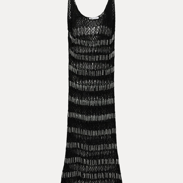 Moudda ZARA - Robe Midi en Résille à Strass - Tunisie 2