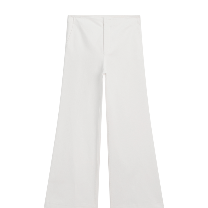 Moudda Massimo Dutti - Jean taille haute évasé blanc cassé - Tunisie 2