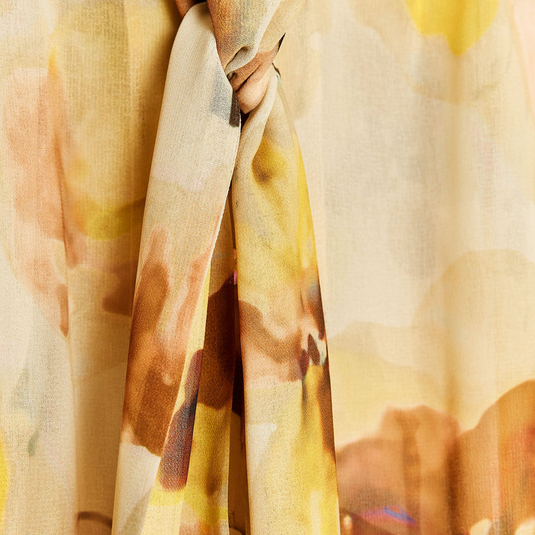 Moudda ZARA - Chemise - Imprimé Floral, Col Foulard & Applique - Tunisie 3