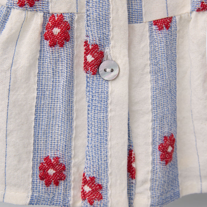 Moudda ZARA - Robe Enfant Jacquard Fleurs - Collection Bandana - Tunisie 4