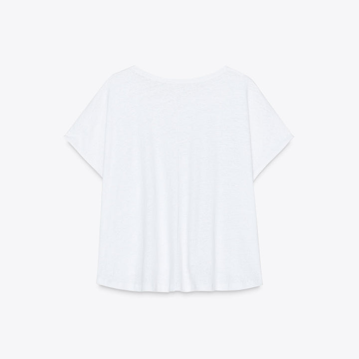 Moudda ZARA - T-Shirt - Manches Courtes, Col Rond & Coton/Lin - Tunisie 2