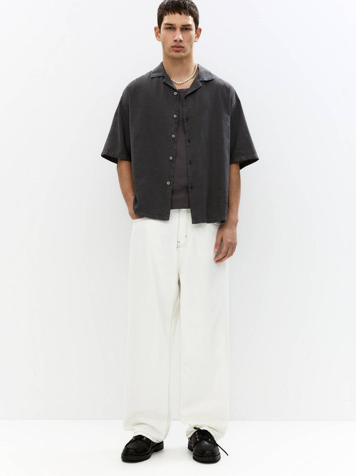 Moudda PULL & BEAR - Pantalon Denim Baggy Loose - Tunisie 2