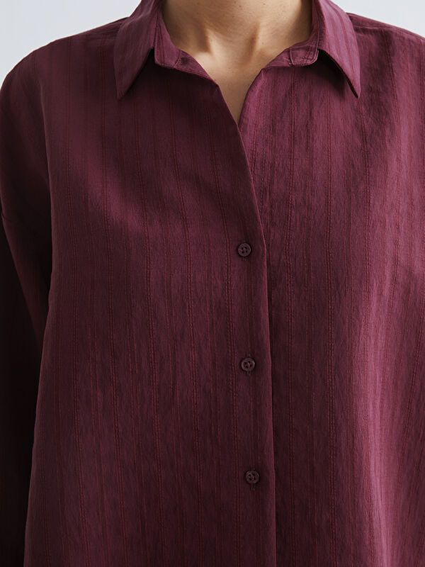 Moudda LC Waikiki - Chemise manches longues en tissu pour Femme - Tunisie 3