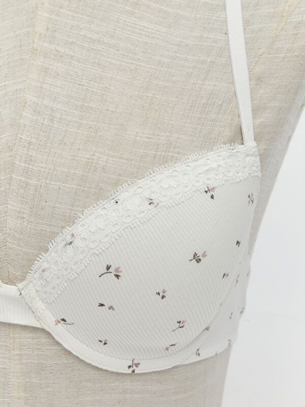 Moudda LC Waikiki - Soutien-gorge Femme Imprimé écru - Tunisie 3