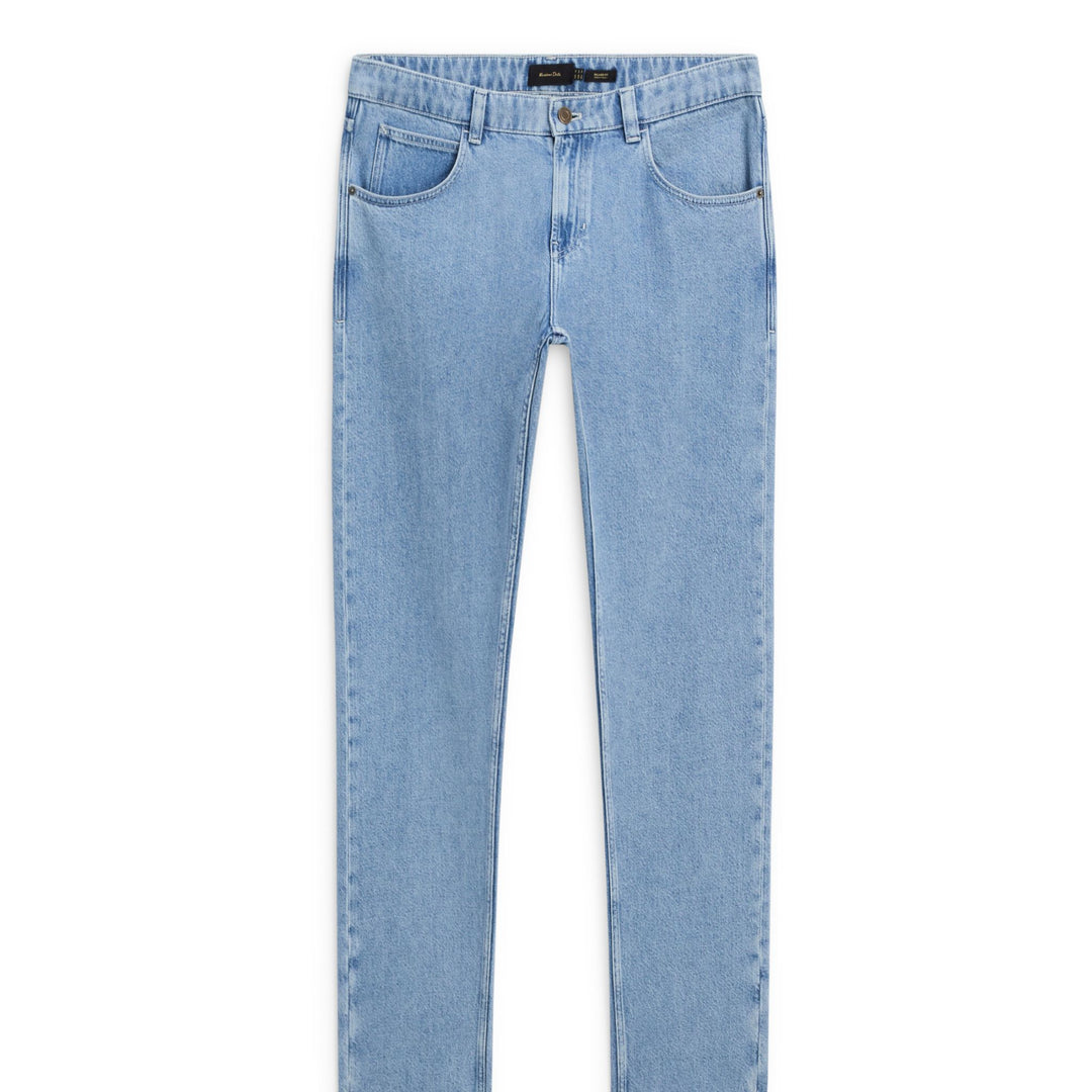 Moudda Massimo Dutti - Pantalon jean mi-délavé relaxed - Tunisie 3