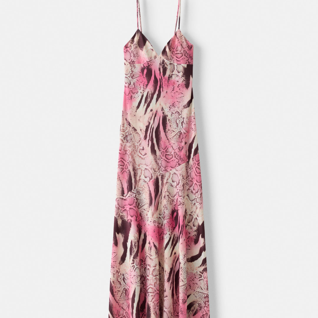 Moudda BERSHKA - Robe Midi Imprimé Animal Rose - Tunisie 1