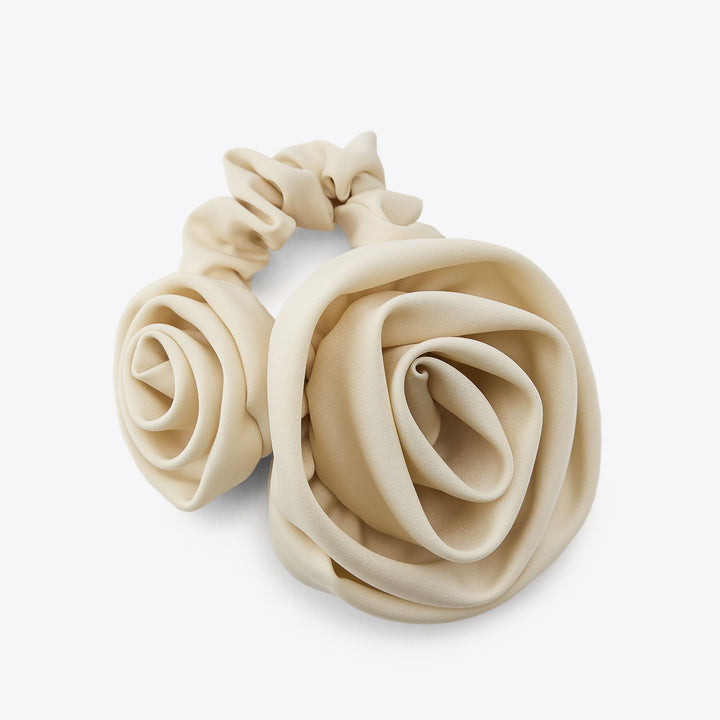 Moudda ZARA - Attache-cheveux - Fleur Satin Double - Tunisie 1