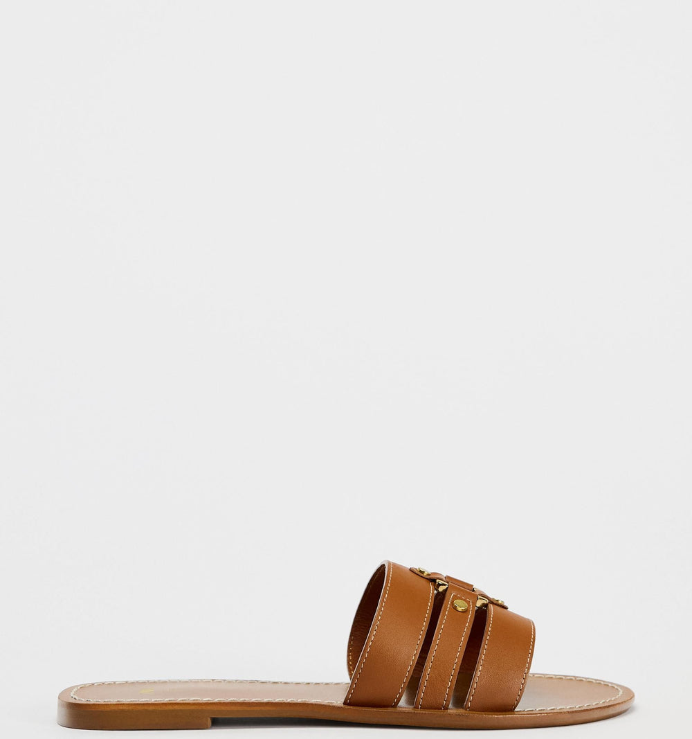 Moudda ZARA - Ballerines cuir pièce métallique - Tunisie 2