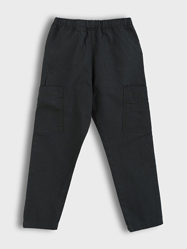 Moudda LC Waikiki - Pantalon tissé épais basique Garçon Anthracite - Tunisie 2