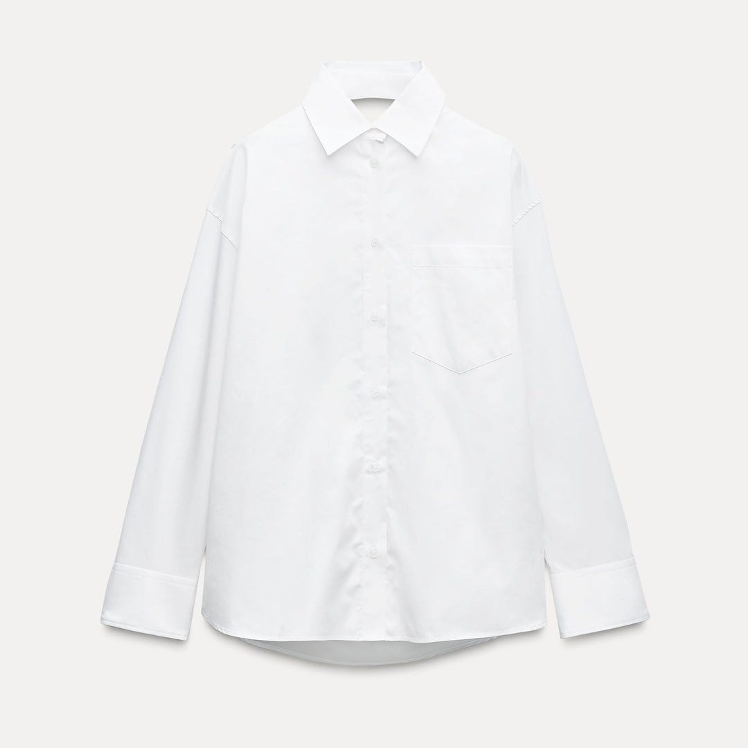 Moudda ZARA - Chemise oversized gabardine nœud dos - Tunisie 2