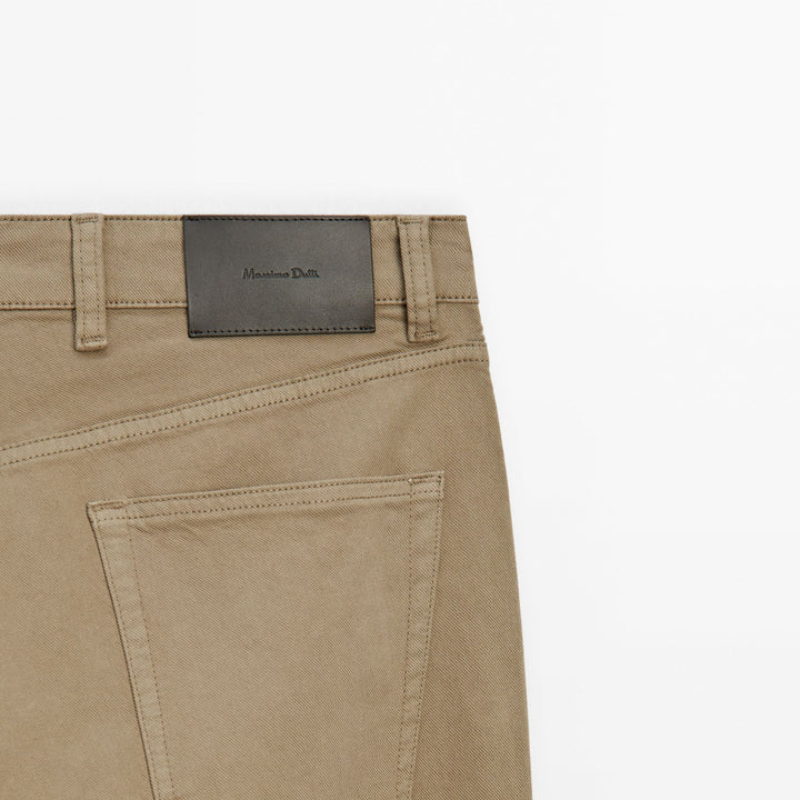 Moudda Massimo Dutti - Pantalon jean Bull denim coupe slim - Tunisie 7