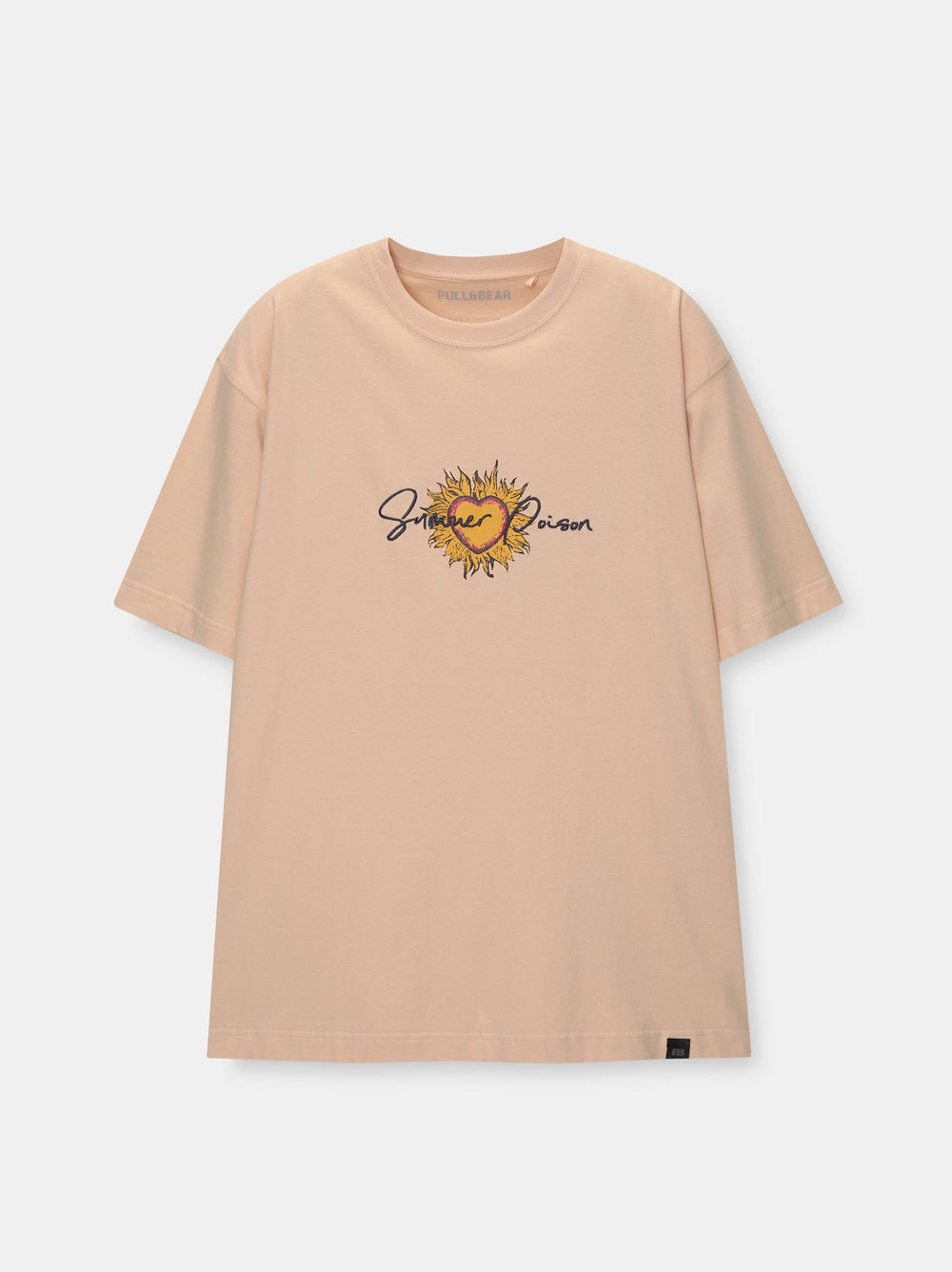 Moudda PULL & BEAR - T-Shirt Demi-Manches Summer Tarot Saumon - Tunisie 2