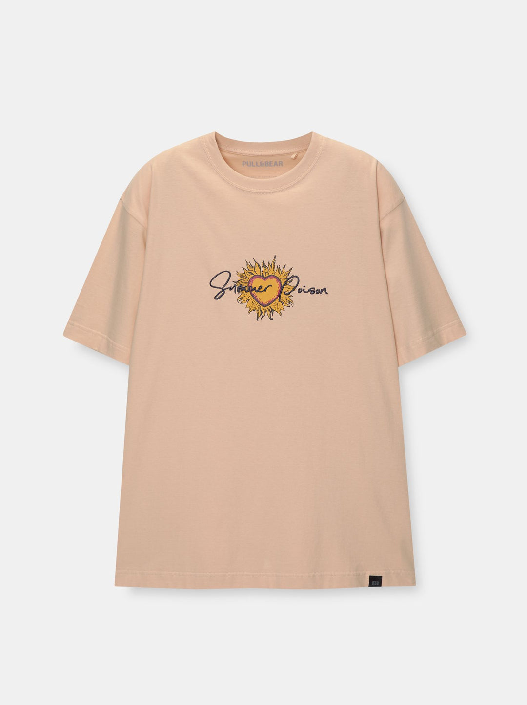 Moudda PULL & BEAR - T-Shirt Demi-Manches Summer Tarot Saumon - Tunisie 2
