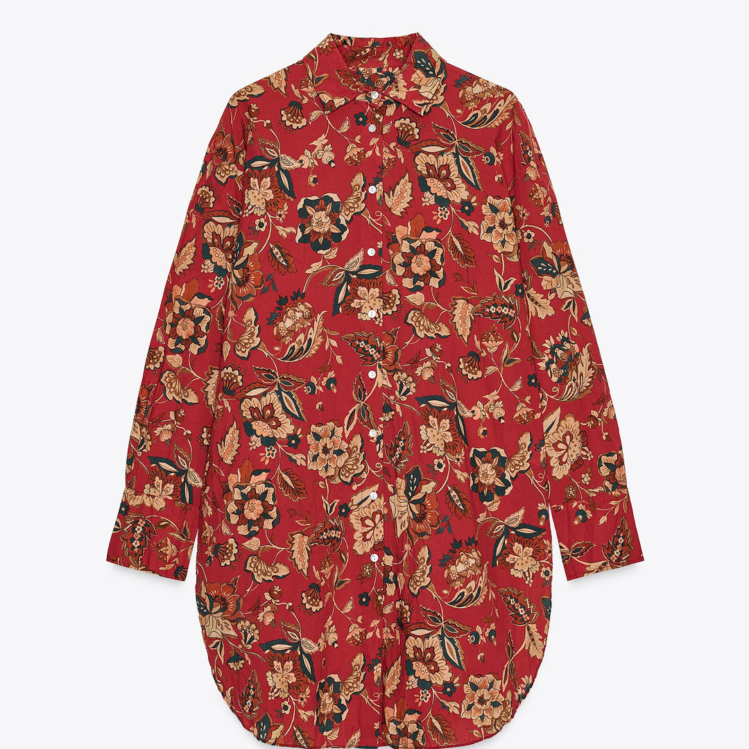 Moudda ZARA - Chemise Longue - Imprimée - Tunisie 1