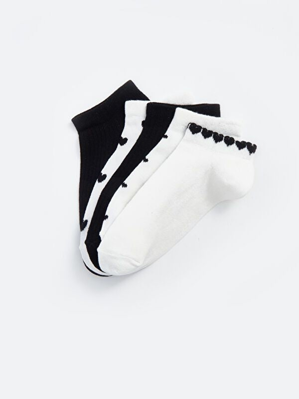 Moudda LC Waikiki - Chaussettes pour sneakers Femme Ecru - Tunisie 2