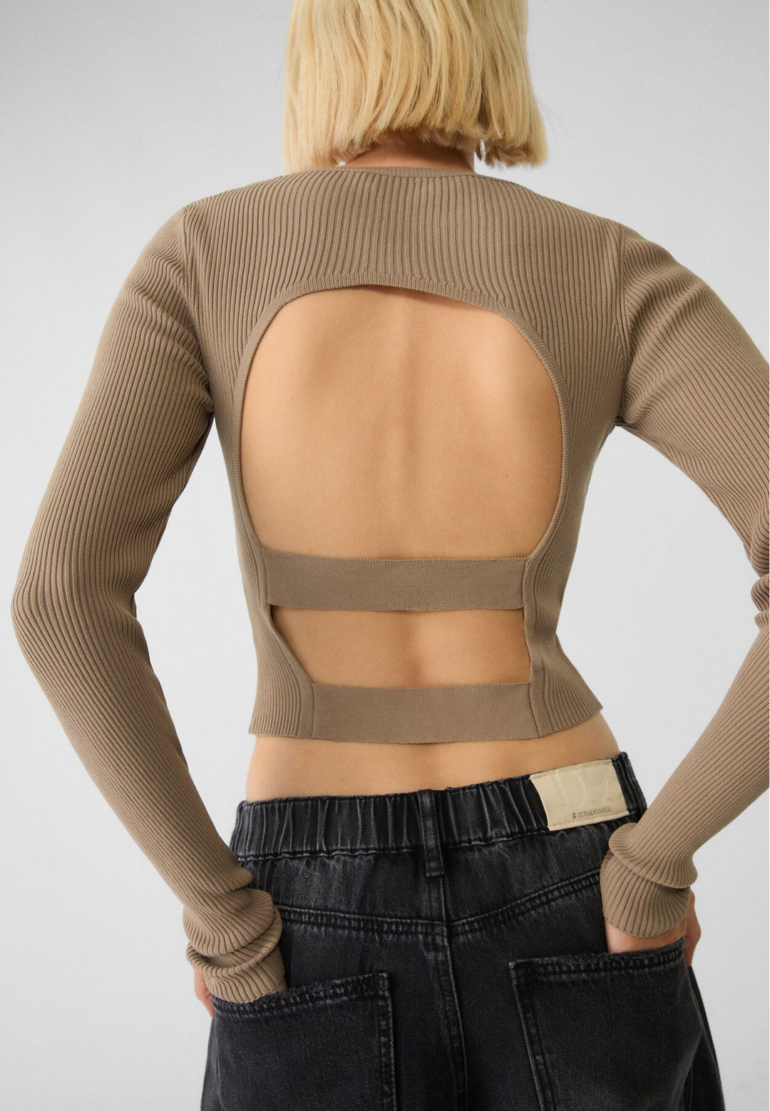 Moudda STRADIVARIUS - Pull en Maille Dos Nu - Tunisie 4