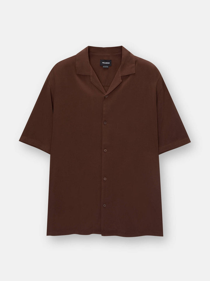 Moudda PULL & BEAR - Chemise Demi-Manches Basique Viscose - Tunisie 2