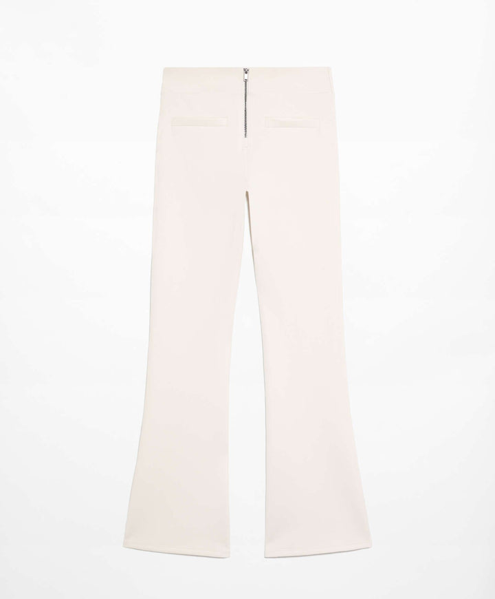 Moudda Oysho - Pantalon Flare Taille Basse Scuba à Fermeture - Tunisie 7